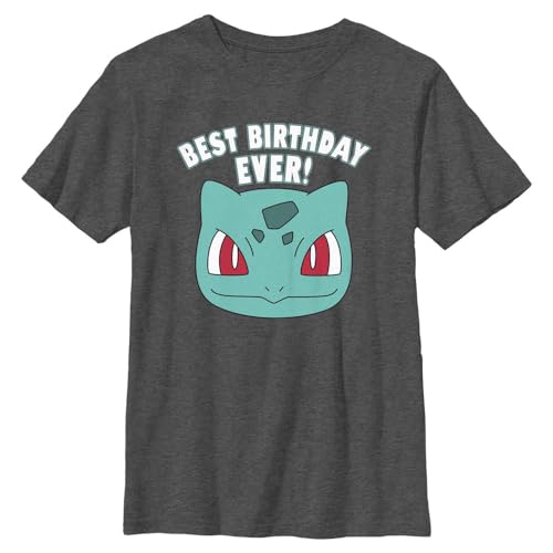T-shirt Bulbasaur Pokémon garçon enfant tee shirt manches courtes