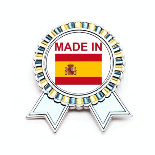 Broche Spain Country Love métal M : insigne veste pour amateur Espagne