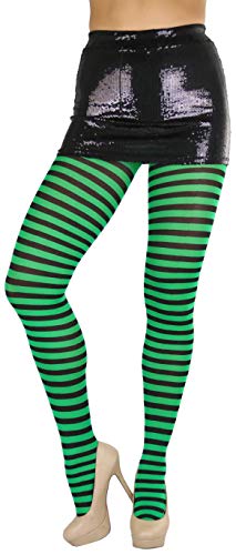 Image of ToBeInStyle Women's Nylon Horizontal Striped Tights