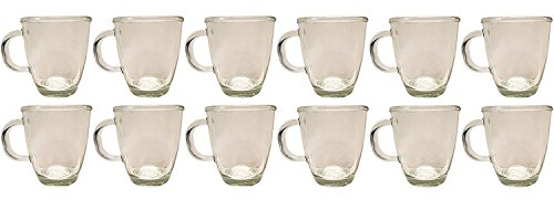 Set de 12 ePure tazas de café. Botella de cristal ePure – Martillo de taza de café