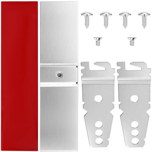 WP8269145 Dishwasher Mounting Bracket Kit - 2 Granite Counter + 2 Undercounter Brackets | Fits Whirlpool Kenmore KitchenAid Replaces 8269145 AP6012289 PS11745496 (With Screws)