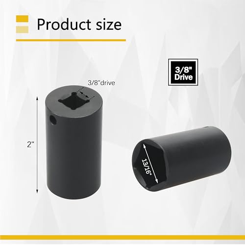 Image of 9074 3 /8-Inch Drive 13 /16-Inch Penta Socket for Pentagonal Nuts and Bolts