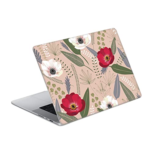 Couverture vinyle MacBook Pro 14 A2442 Anémone autocollante