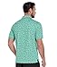 ZITY Men's Golf Shirts Short Sleeve Moisture Wicking Performance Print Patterns Casual Collared Golf Polo Shirt for Men