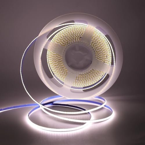 Tira Led COB 16.4 pies 4000K 12V 3mm Kumax miniatura 1