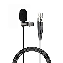 [Professional Audio Quality] Powerful, High sensitivity lavalier microphone amplifies your voice, stable signal, zero delay & crisp, vibrant audio transmission for indoor & outdoor activities. unidirectional condenser microphone can reduce unwanted b...