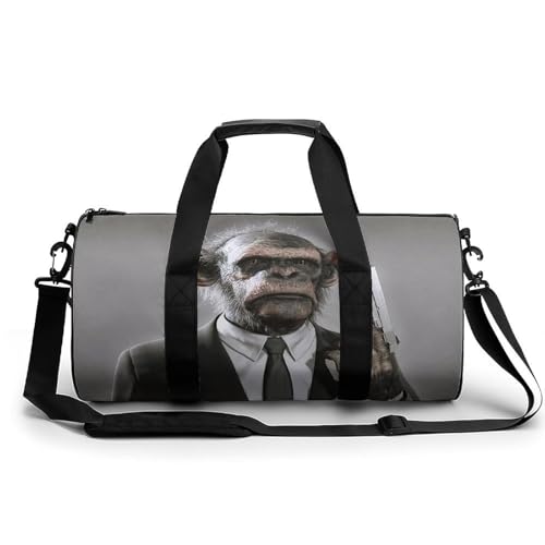 Duffel bag drôle d'orang-outan sac de sport gym randonnée camping 45cm