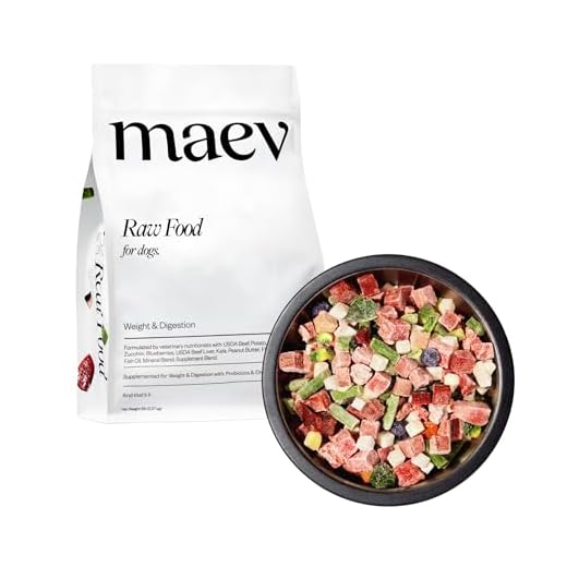 Maev Human-Grade Beef Dog Food, Weight & Digestion Formula, Whole Ingredient, Gluten-Free, High Protein Puppy & Dog Food, 5 lb