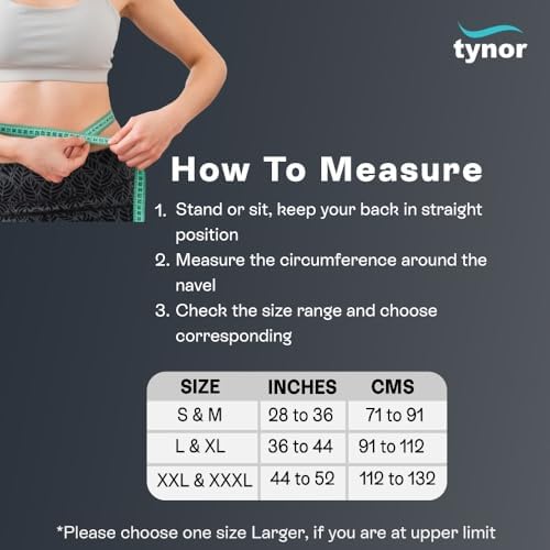 TYNOR Lacepull L.S. Belt, for Lower Back Support | Adjustable Lumbar Spine Brace for Posture Correction, Men & Women | For Daily Use, Pain Relief & Recovery | Pack of 1 (Grey, XL/Large)