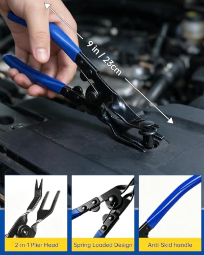 18PCS Trim Removal Tool Kit, Non-Scratch Plastic Pry Tool, Fastener Clip... - Image 3