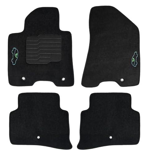 ecoMats Carpet Floor Mats Custom Fit for 2017 to 2022 Kia Sportage / 2019 to 2021 Hyundai Tucson