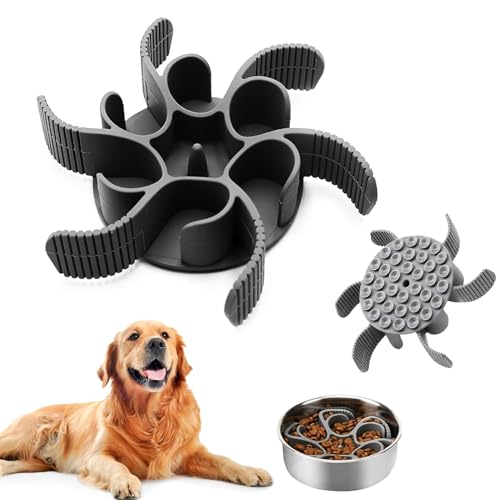 Slow Feeder Dog Bowl, Size Large