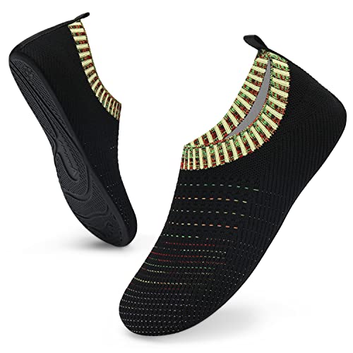 Image of ANLUKE Womens Mens Water Shoes Barefoot Quick-Dry Aqua Socks for Beach Swim Surf Water Sport