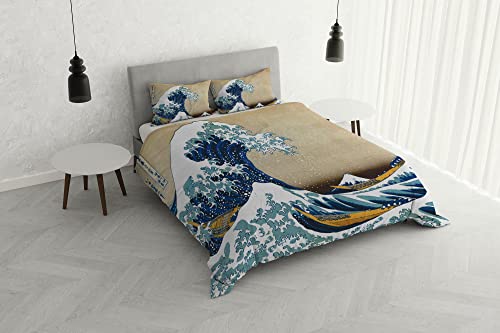 Housse de couette 2 places coton blanc avec parure de lit double - 7