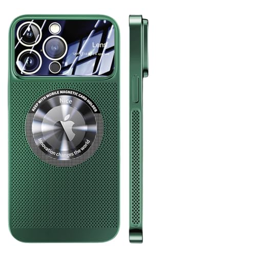 Coque magnétique anti-surchauffe pour iPhone 14 Pro avec lentille de protection