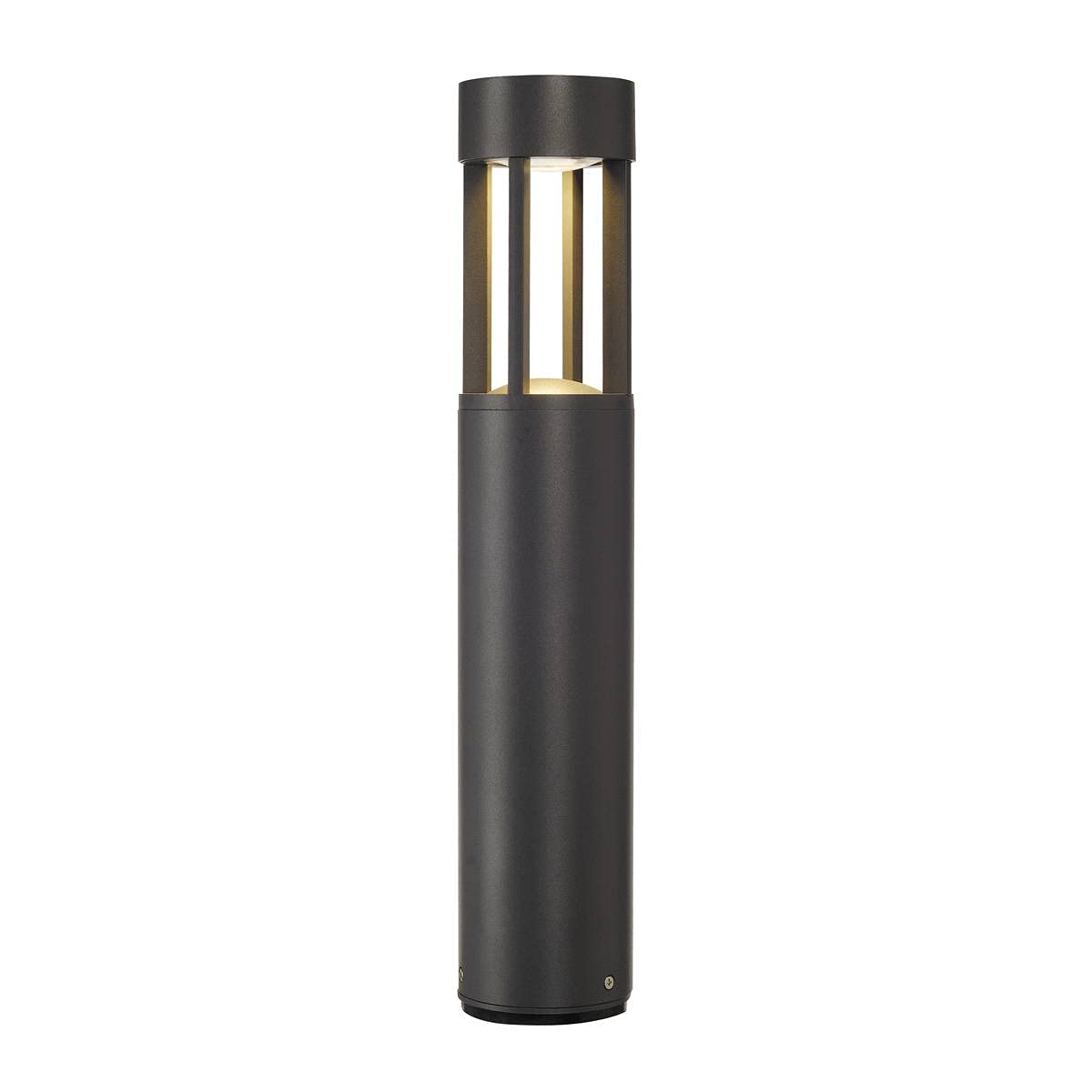 SLV LED Pollerleuchte SLOTS 45 | Design Außen-Standleuchte, stilvolle Außenbeleuchtung | Outdoor LED Wegeleuchte, Außen-Leuchte, Weg-Beleuchtung, Garten-Lampe Strahler | LED Inside 6,3W