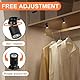 Kayuneed 2er-Pack Mini LED Spotlicht, 5V 3W USB LED-Strahler, 360° Schwenkbar Aluminium Spotlight, Akzentlichter für Schrank, Flur, Galerien, Schmuckvitrinen(Warmweiß 3000K)