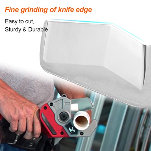 2Pack 48-44-0405 Replacement Shear Blade Compatible With Milwaukee, Pvc Plastic Pipe Cutter Replaceable Blade For 2470-20, 2470-21 Shear Tool, Cuts Pvc, Abs, Cpvc, Pex Tubing Rubber Hose #TOP4