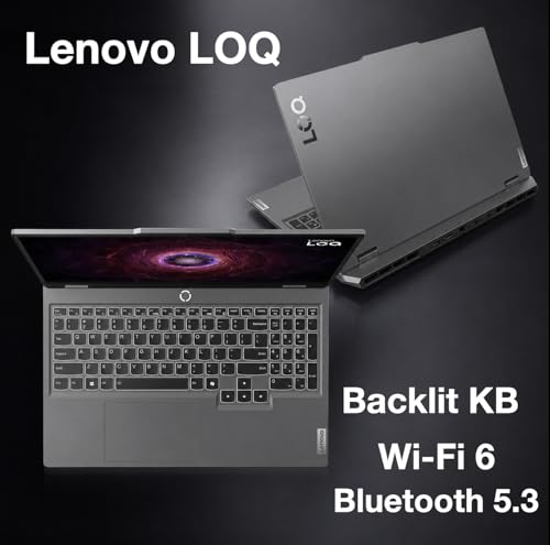 Image of Lenovo LOQ Gaming Laptop 15.6 inch 144Hz IPS FHD Display (AMD Ryzen 5, 7235HS, GeForce RTX 4050 6GB, 16GB DDR5, 1TB PCIe SSD, Backlit KB, WiFi 6+BT 5.3, HD Audio, CoPilot, HDMI, Win 11 Pro)