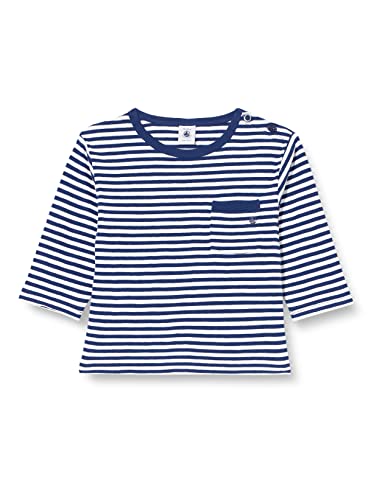 Petit Bateau Petit Bateau Tee Shirts Bébé - Garçon A0727 T-shirt Bébé garçon Bleu/Blanc 3 ans