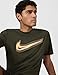 Nike Men's Sportswear T-Shirt Swoosh, Sequoia, Medium