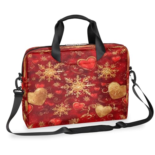 Housse ordinateur portable Noël : le cadeau idéal avec motif flocons de neige