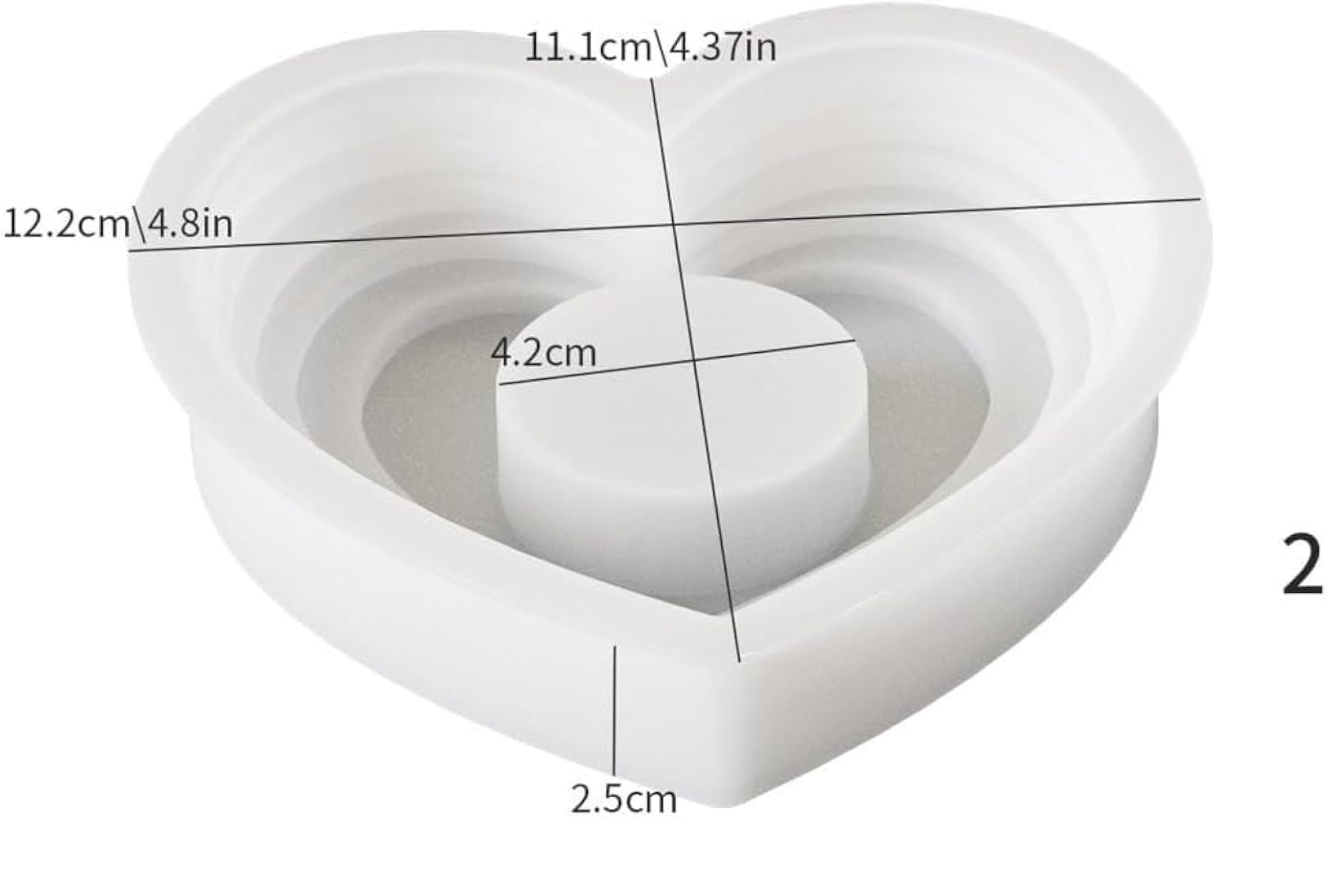 Silicone Candle Cup Mould for DIY Crafting