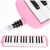 POPETPOP 初心者向け鍵メロディカ 楽器 用 キッズミュージカルインストゥルメント ピンク 色 簡単 手軽に演奏 クリスマス誕生日プレゼント適