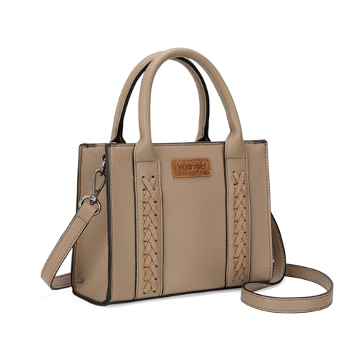 Wrangler Mini Tote Bag for Women Cute Small Satchel Purse Top-handle Handbag with Strap