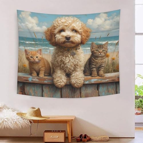Tenture murale grand tissu decoratif salon chambre deco 180x230