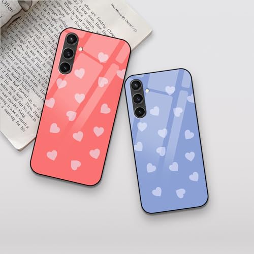 Image of COLORflow Back Cover Compatible with Samsung Galaxy S23 FE 5G|Heart Celestial Color Customized|Shockproof TPU Bumper with Camera Protection Compatible with Samsung Galaxy S23 FE 5G,Multicolor