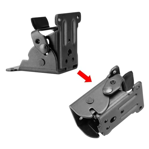 FAAING 4 Stück Klappscharnier Tischbeine, Klappbares Tischbein Scharnier Stützhalterung Klappkonsole Schaniere Klappbar 90 Grad, Selbstsichernde Scharniere für DIY Klappbarer Tisch, Bett, Werkbank