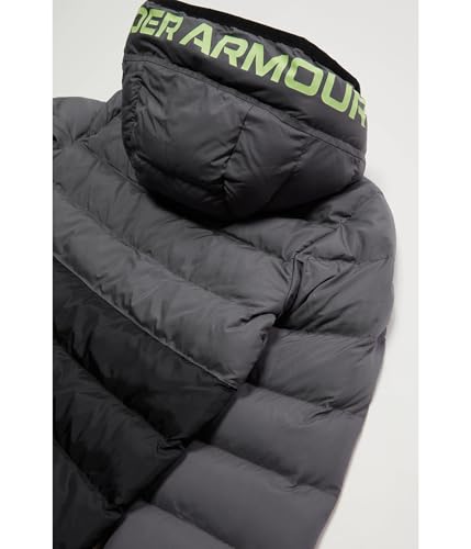 Image of Under Armour Boys' Pronto Hooded Puffer Jacket, Lightweight & Water Repellent
