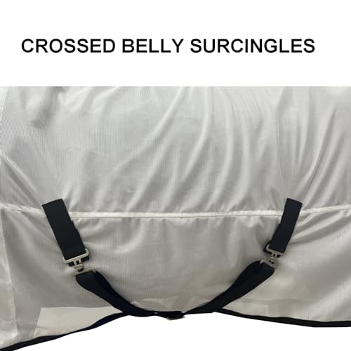 image for TrustBreech Horse Fly Sheet Lite Summer Adjustable Mesh Rugs Breathabl