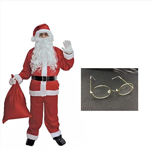 Fantasia Papai Noel Adulto - Kit 10 peças