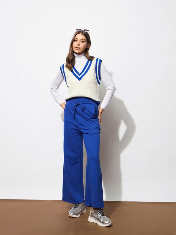 Image of barcino Women Blue Track Pants BAPANT51077-M85 -XL