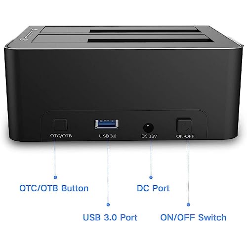 Estación Dock HDD SSD 2 Bahías USB 3.0 Aluminio miniatura 2