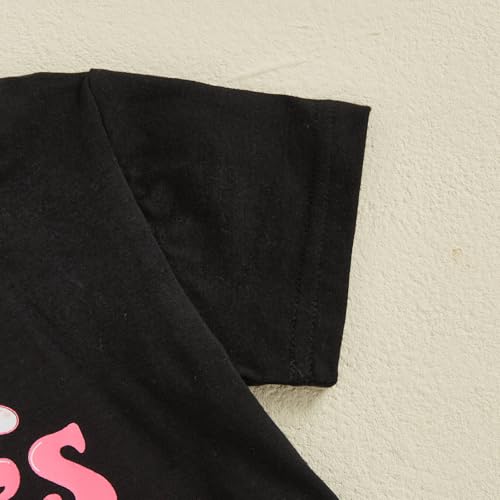 Infant Baby Girl Summer Outfit Short Sleeve Letters Tassel Shirt Shorts Cute Baby Girl Western Clothes4