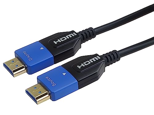 PremiumCord 8K Ultra High Speed HDMI 2.1 Optical Active Fibre Optic Cable, 48 Gbps, HDMI 2.1, 3D, EDID, ARC, HDR - Image 2
