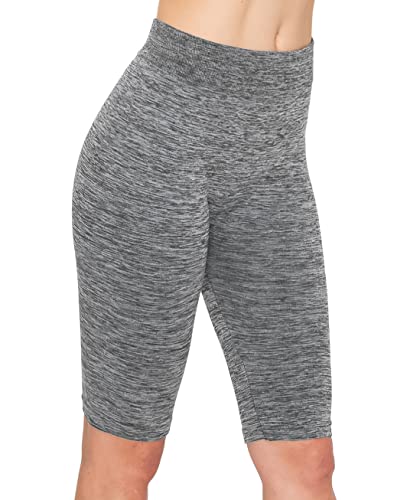 Image of ALWAYS Women's High Waist Bike Shorts - Athletic Workout Tummy Control Stretch Running Yoga Pants