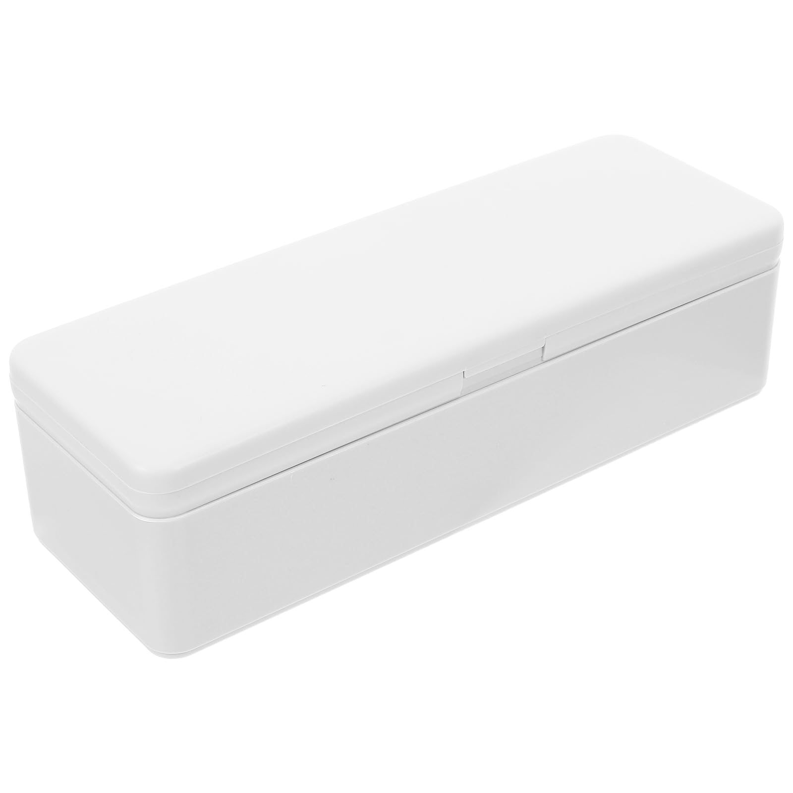 Caja de Almacenamiento de Baterías AA AAA y Pilas Botón, Organizador Portátil Transparente de Plástico Resistente Compartimentos Dobles, Estuche Compacto para Viajes y Uso