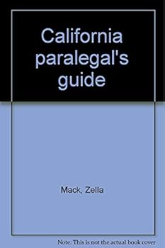 Hardcover California paralegal's guide Book