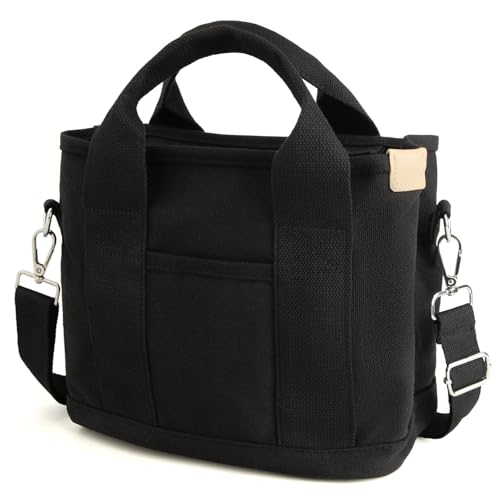 Image of IwIeIaIrI Small Tote Bag for Women,Canvas Mini Tote Bags with Zipper and Multi Pockets,Kids,Girls,Friends Gift 2026
