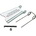 Crosby Latch Kit: Stainless Steel, 2 31/32 in Dimension A, 1 7/32 in Dimension B 1090107-1 Each