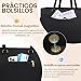 Imagen de RAINSMORE Bolso Mujer Grande con Clutch Bolsos Universidad Bolso Ordenador Portatil 15