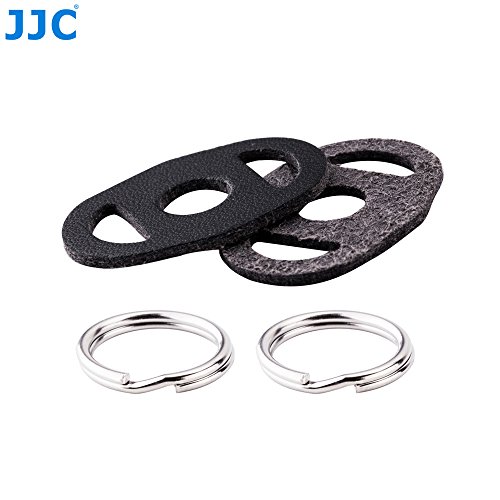Jjc 2 Pairs Camera Strap Eyelet Split O Ring & Leather Cover Piece For A6600 A6500 A6400 A6300 A6100 A6000 A7Riv A7Riii A7Ii A7S A9 X-E4 X-T4 X-T3 X-T30 X-Pro3 X-S10 X100V Z7Ii Z6Ii Z5 Z50 #TOP3