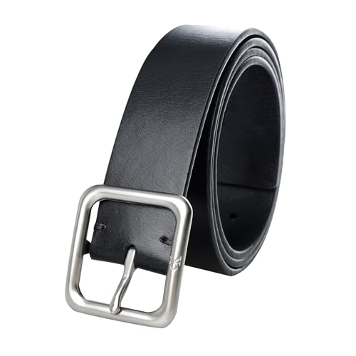 Proteínas, Calvin Klein - Cinturón de mezclilla casual para hombre, Barra central negra, M