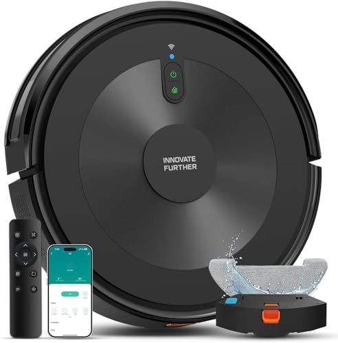 Robot Vacuum and Mop: 2-in-1 Robot Vacuum Cleaner 3000Pa Strong