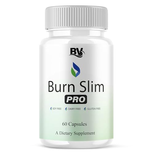 BLUE VIBE Burn Slim Pro Capsules, BurnSlim Advanced Maximum Strength Overall Health & Wellness Support Supplement, Burn Slim Premium All Natural Daily Health Support Formula (1 Pack - 60 Capsules)
