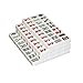 ULZWT Divertente Set da Mahjong Mahjong New Portable Chinese Mahjong Set 144 Piastrelle for Stile Cinese Mahjong Tourist Home Classico mAh Jongg Gioco Set Mahjong Festa in casa (Color : White)